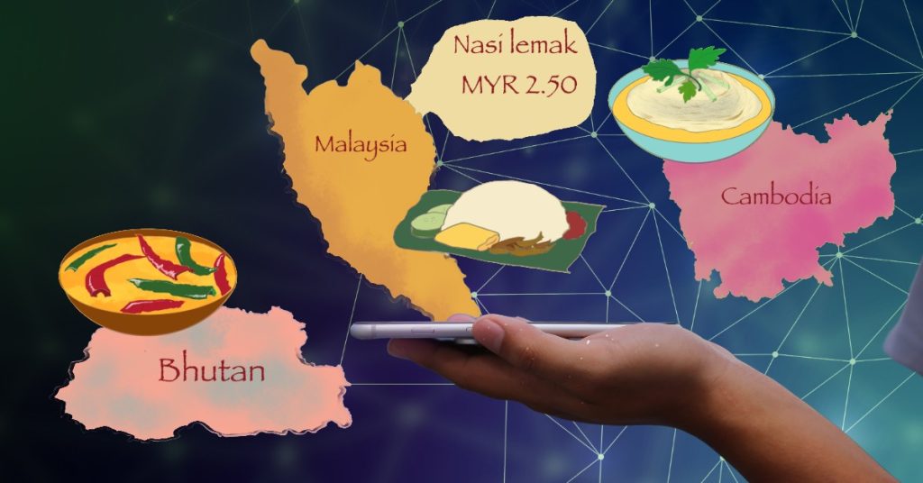 Mobile data and Asian meal costs 1