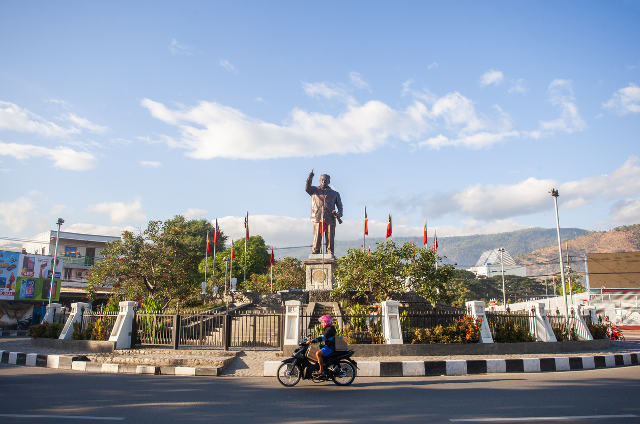 iStock 2165627005 Timor Leste Dili City first President statue Francisco Xavier do Amaral CREDIT Antique
