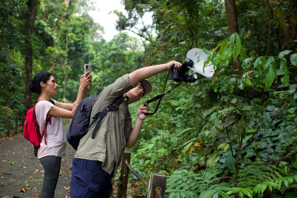 Finn Tan and myself at Thomson Nature Park me with my humble mobile phone LOW